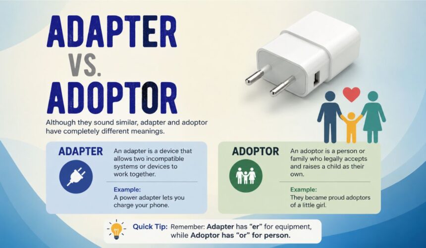 adapter vs adaptor